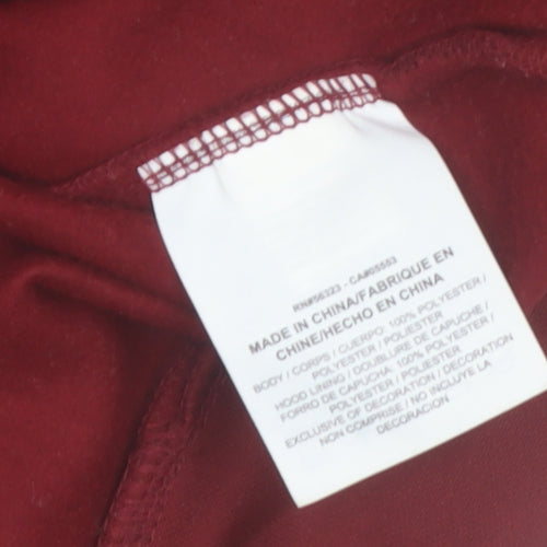 Nike Men's Red Dri-Fit Pullover Hoodie Size S Sportswear