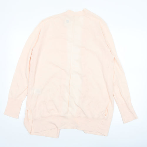 GAP Women’s Beige Linen Blend Open Front Cardigan M
