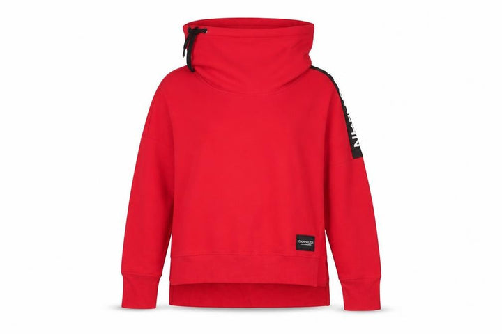 Calvin Klein Women’s Red Pullover Hoodie XS Cotton Blend