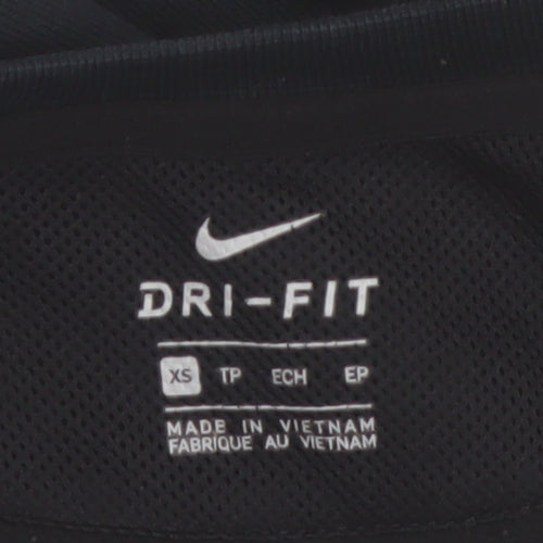 Nike Men's Black Dri-FIT XS Crew Neck Pullover Sweatshirt