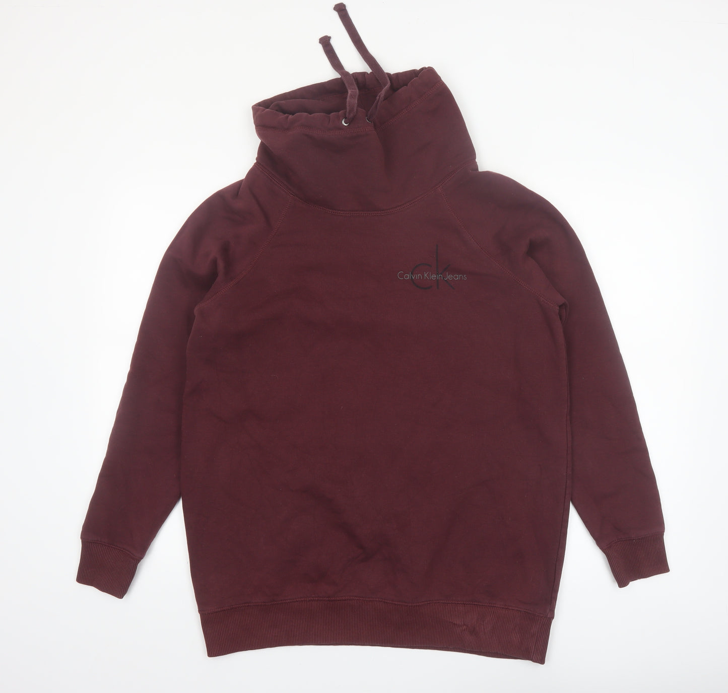 Calvin Klein Jeans Men’s Brown High Neck Sweatshirt M Pullover Fleece