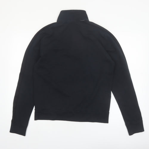 Puma Men's Black M 1/2 Zip High Neck Sports Sweatshirt