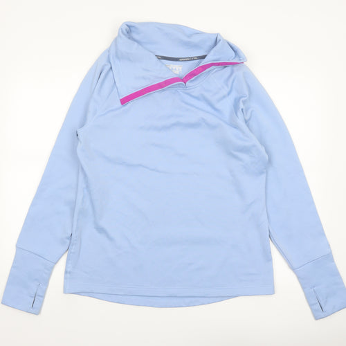 Champion Women Blue Pullover Sweatshirt Size L Warm Control