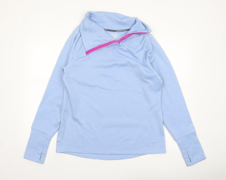 Champion Women Blue Pullover Sweatshirt Size L Warm Control