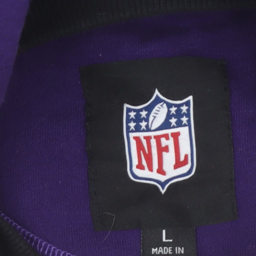 NFL Baltimore Ravens Men’s Purple Pullover Hoodie Size L