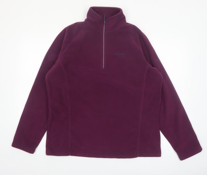 Craghoppers Women’s Purple Fleece Pullover Sweatshirt UK 18