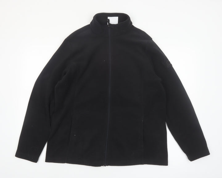 TOG24 Women's Black Fleece Full Zip Jacket Size 14