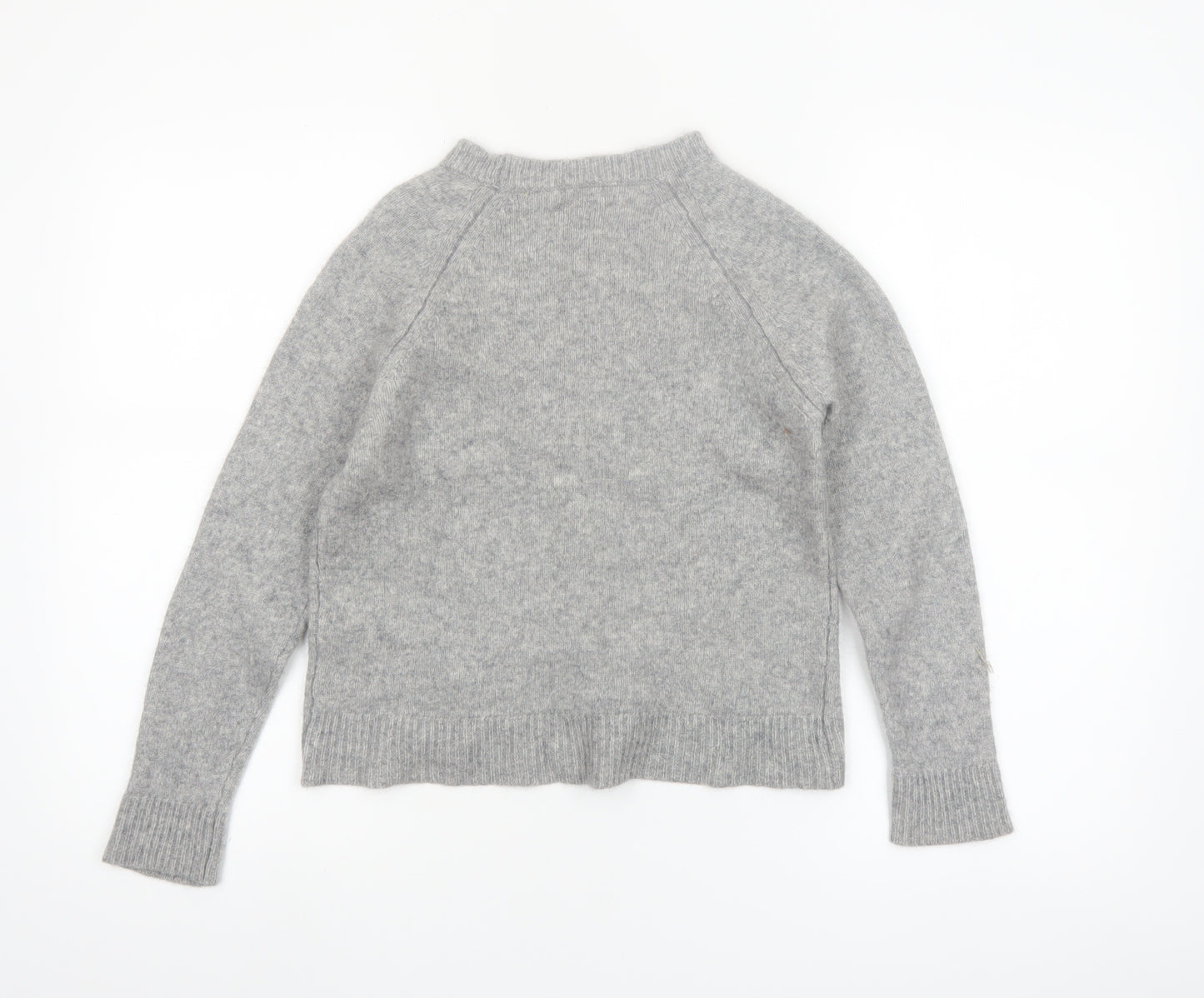 Zadig & Voltaire Women Grey Cashmere Amour Jumper Size S