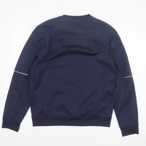Lyle & Scott Men’s Blue Crew Neck Pullover Sweatshirt M Sports Style