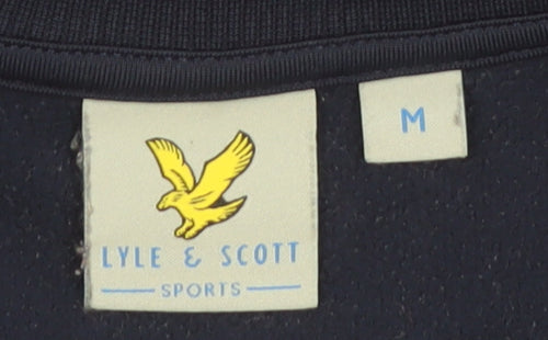 Lyle & Scott Men’s Blue Crew Neck Pullover Sweatshirt M Sports Style