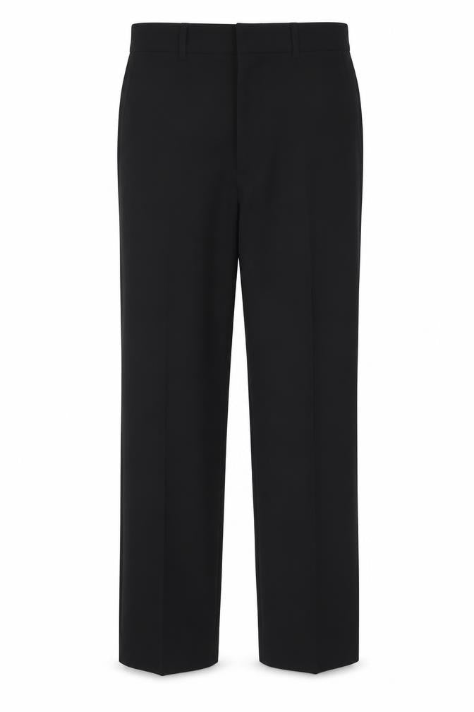 Marks and Spencer Men's Black 32x31 Regular Fit Dress Trousers