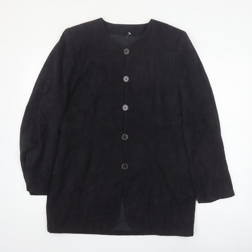 Marks and Spencer Women’s Black Classic Long Sleeve Mid-Length Coat Size 16