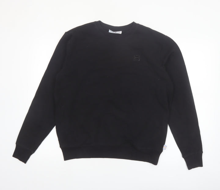 Fila Men's Black Crew Neck Pullover Sweatshirt Size M