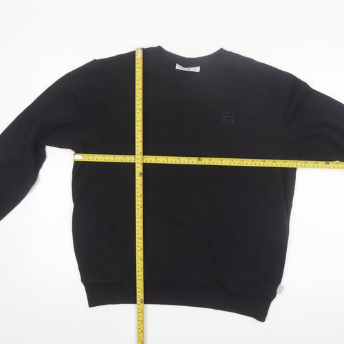 Fila Men's Black Crew Neck Pullover Sweatshirt Size M