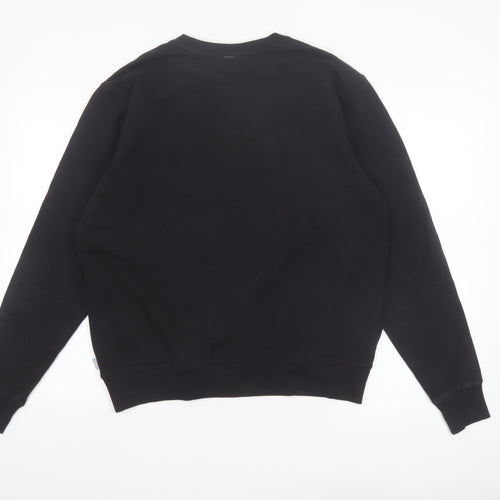 Fila Men's Black Crew Neck Pullover Sweatshirt Size M