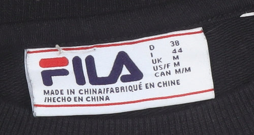 Fila Men's Black Crew Neck Pullover Sweatshirt Size M