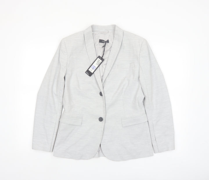 Marks and Spencer Autograph Women’s Grey Blazer UK 8 Classic Tailored Jacket