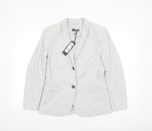 Marks and Spencer Autograph Women’s Grey Blazer UK 8 Classic Tailored Jacket