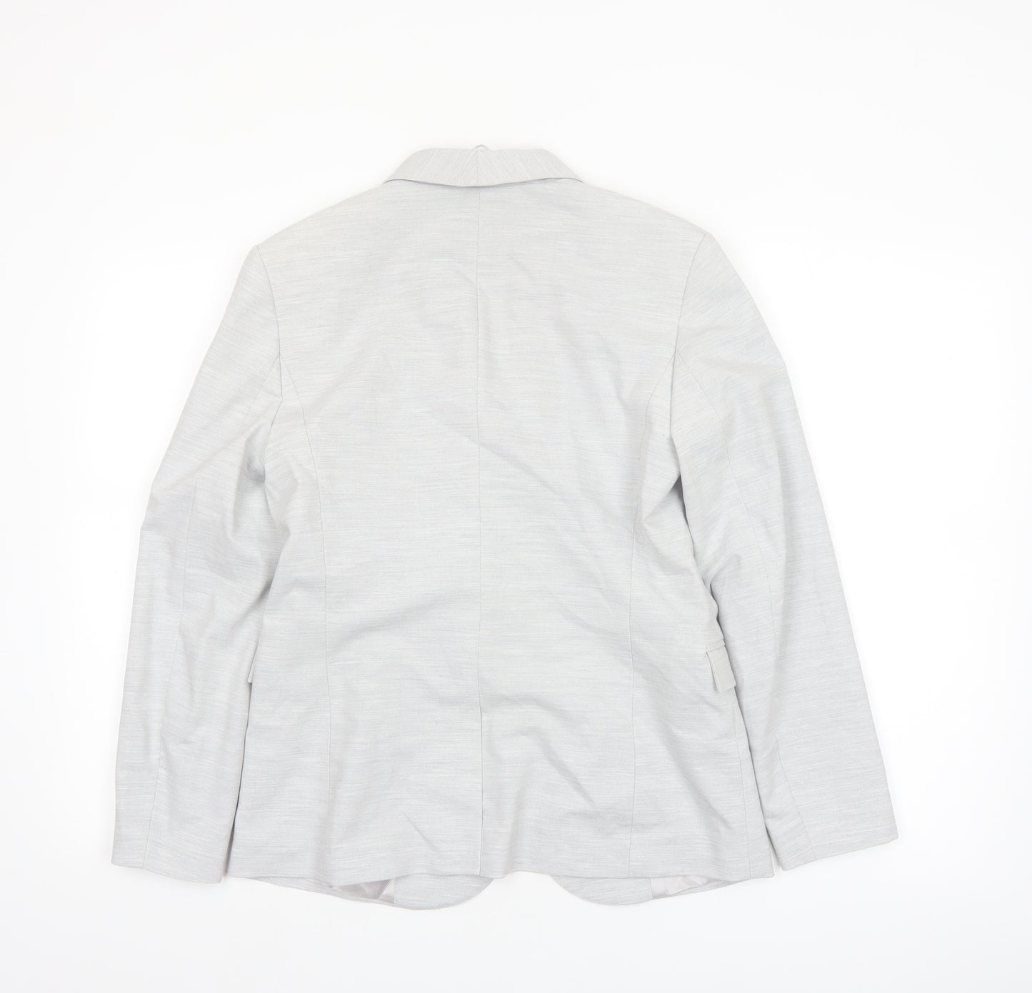 Marks and Spencer Autograph Women’s Grey Blazer UK 8 Classic Tailored Jacket