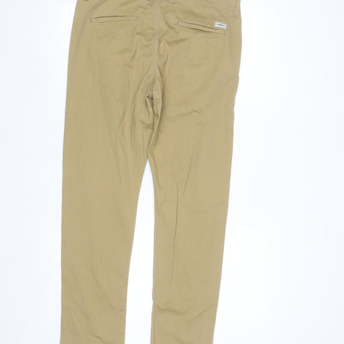 Produkt Men's Beige Chino Trousers 33/32 Slim Fit Cotton Stretch