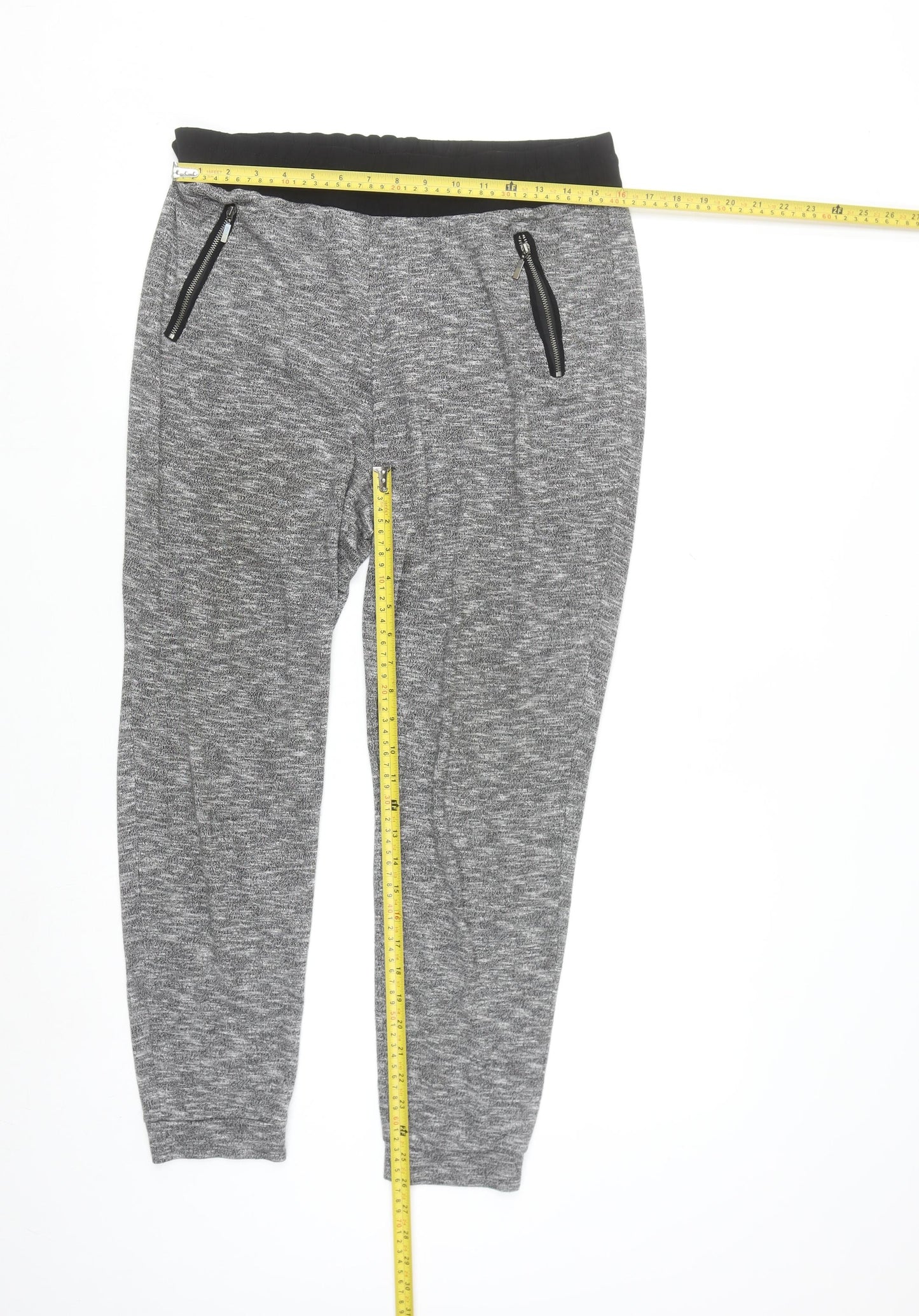 Marks and Spencer Womens Grey Size 14 Jogger Trousers