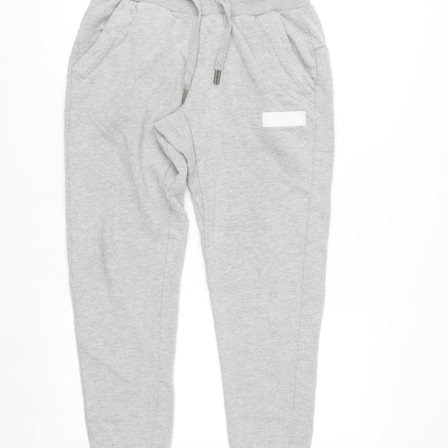 Björn Borg Men's Grey Jogger Sweatpants S Regular Fit Tapered