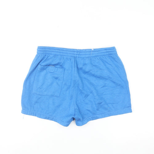 Sports Action Blue Womens Small Athletic Knit Shorts