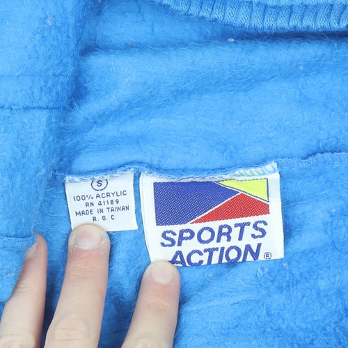 Sports Action Blue Womens Small Athletic Knit Shorts