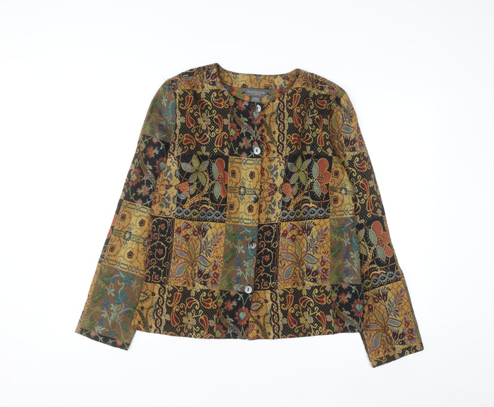 Van Heusen Women’s Multicoloured Bohemian Button Cardigan M