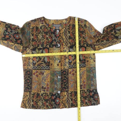 Van Heusen Women’s Multicoloured Bohemian Button Cardigan M