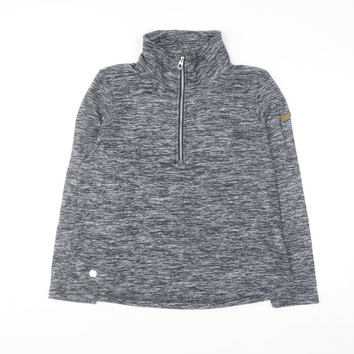 Regatta Great Outdoors Women's Grey 1/2 Zip Fleece Pullover Size 14