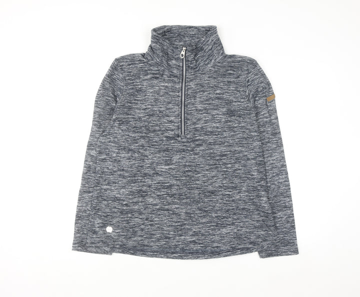 Regatta Great Outdoors Women's Grey 1/2 Zip Fleece Pullover Size 14