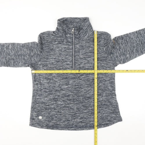 Regatta Great Outdoors Women's Grey 1/2 Zip Fleece Pullover Size 14