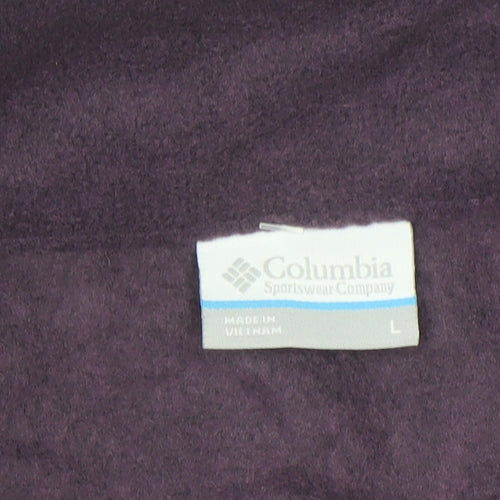 Columbia Women's Purple Full Zip Fleece Jacket Size L
