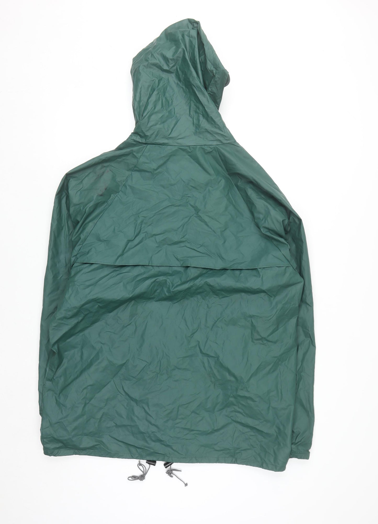 L.L. Bean Men’s Green Hooded Waterproof Rain Coat Jacket Size L Outdoor