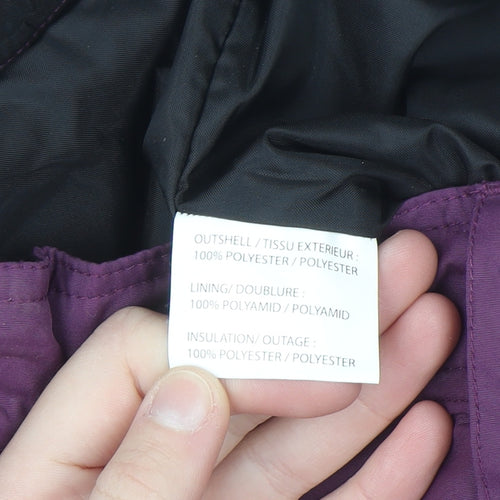 Sweet Women's Purple Snow Pants S Waterproof Insulated Winter Trousers