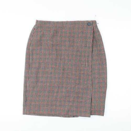 Leslie Fay Women’s Multicoloured Wool Tweed Pencil Skirt Size 12 Petite
