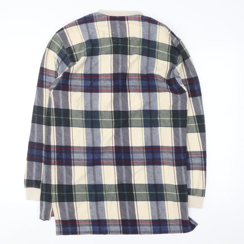 Chaps Ralph Lauren Men's Multicoloured Plaid Henley Cotton Shirt M