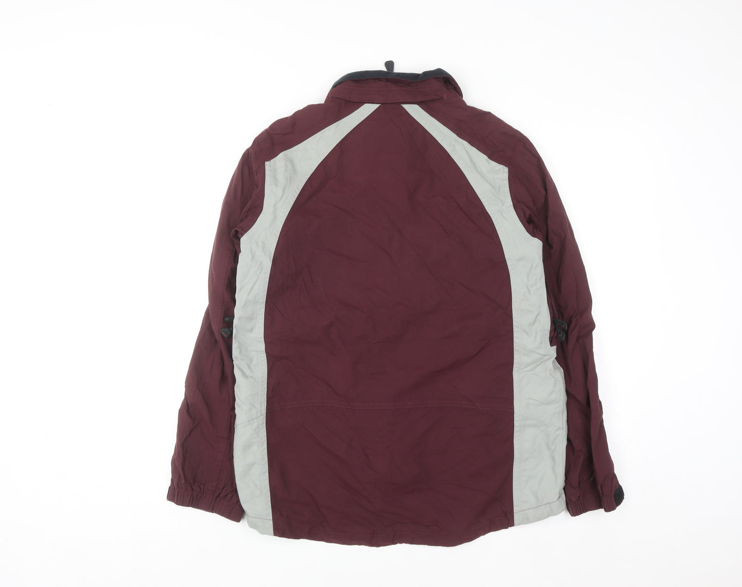 Eddie Bauer EBTEK Women’s Burgundy Ski Jacket S Waterproof Hooded