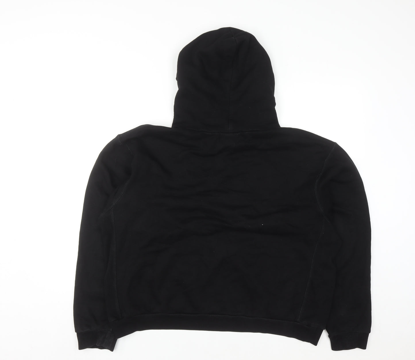 Eric Emanuel Men's Black Pullover Hoodie Medium Cotton Fleece
