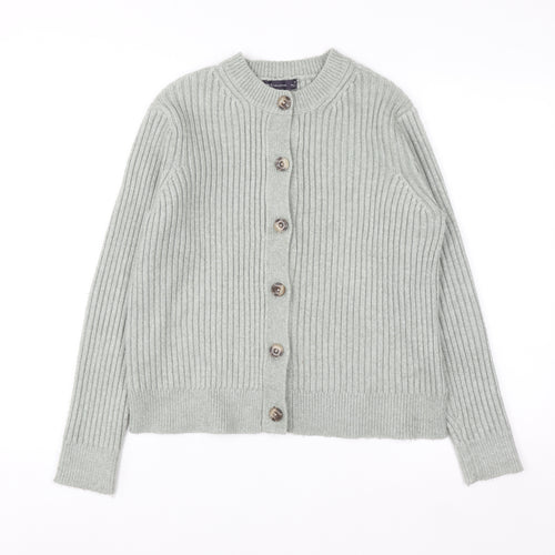 Marks and Spencer Women’s Grey Knit Button Cardigan M