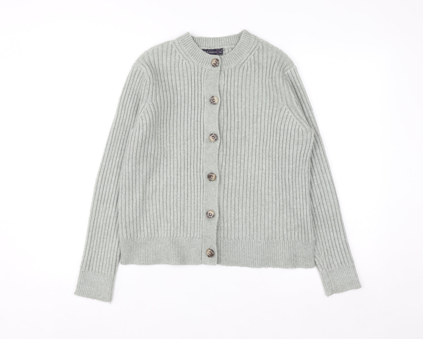 Marks and Spencer Women’s Grey Knit Button Cardigan M