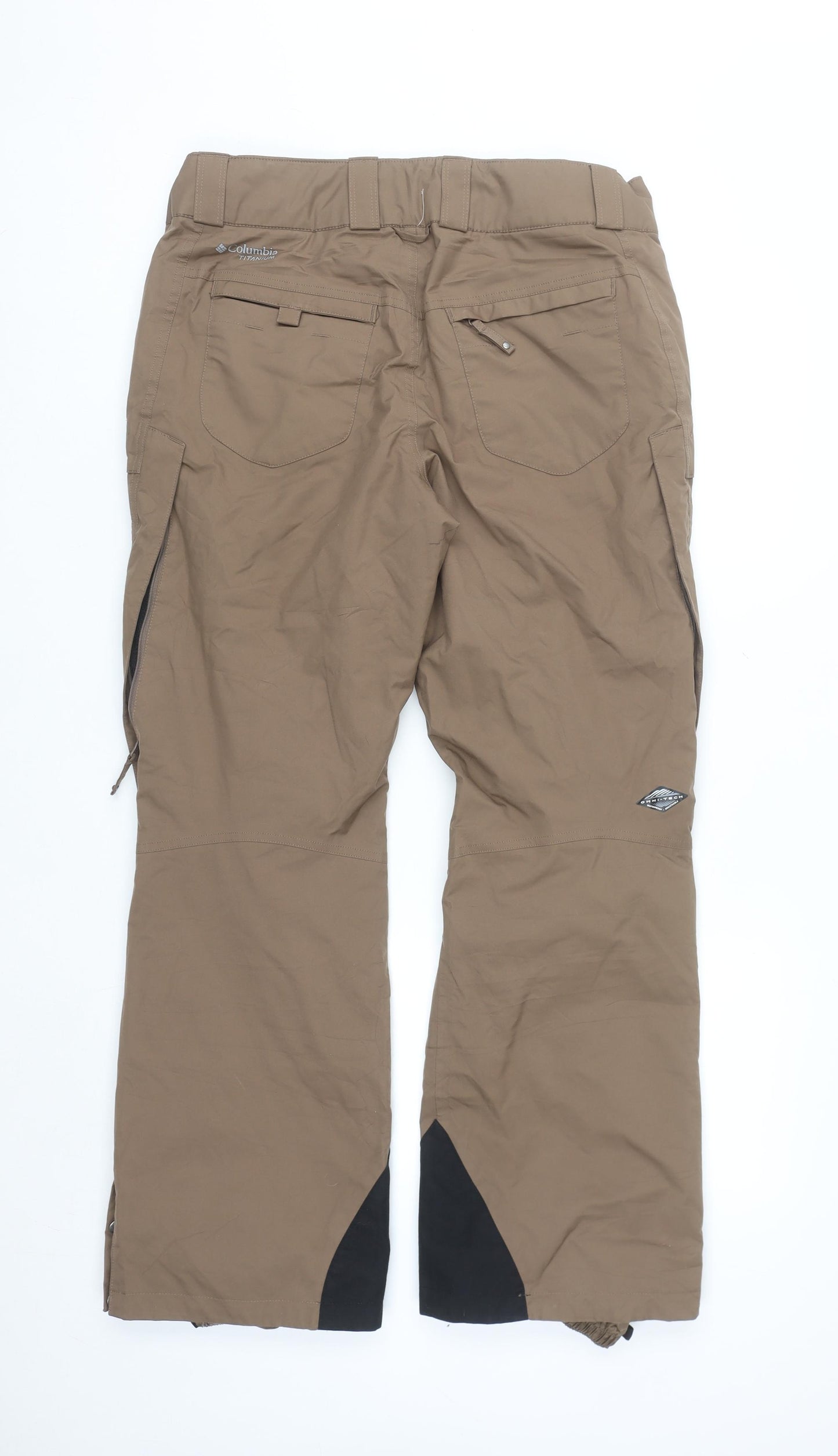 Columbia Unisex Brown M Waterproof Insulated Snow Pants