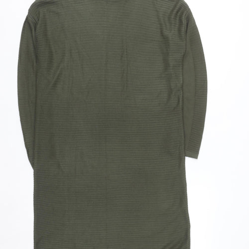 ASOS Women’s Green Shift Knit Dress Size 6 3/4 Sleeve Casual