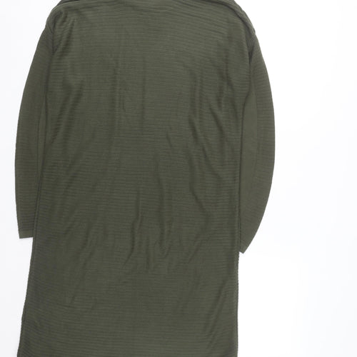 ASOS Women’s Green Shift Knit Dress Size 6 3/4 Sleeve Casual