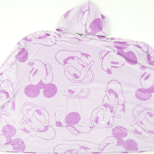 Disney Mickey & Friends Lilac Hooded Fleece Women's Nightshirt Size 20/34