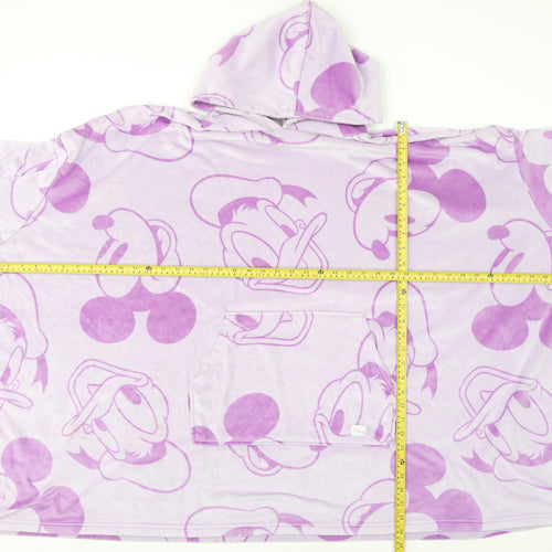 Disney Mickey & Friends Lilac Hooded Fleece Women's Nightshirt Size 20/34