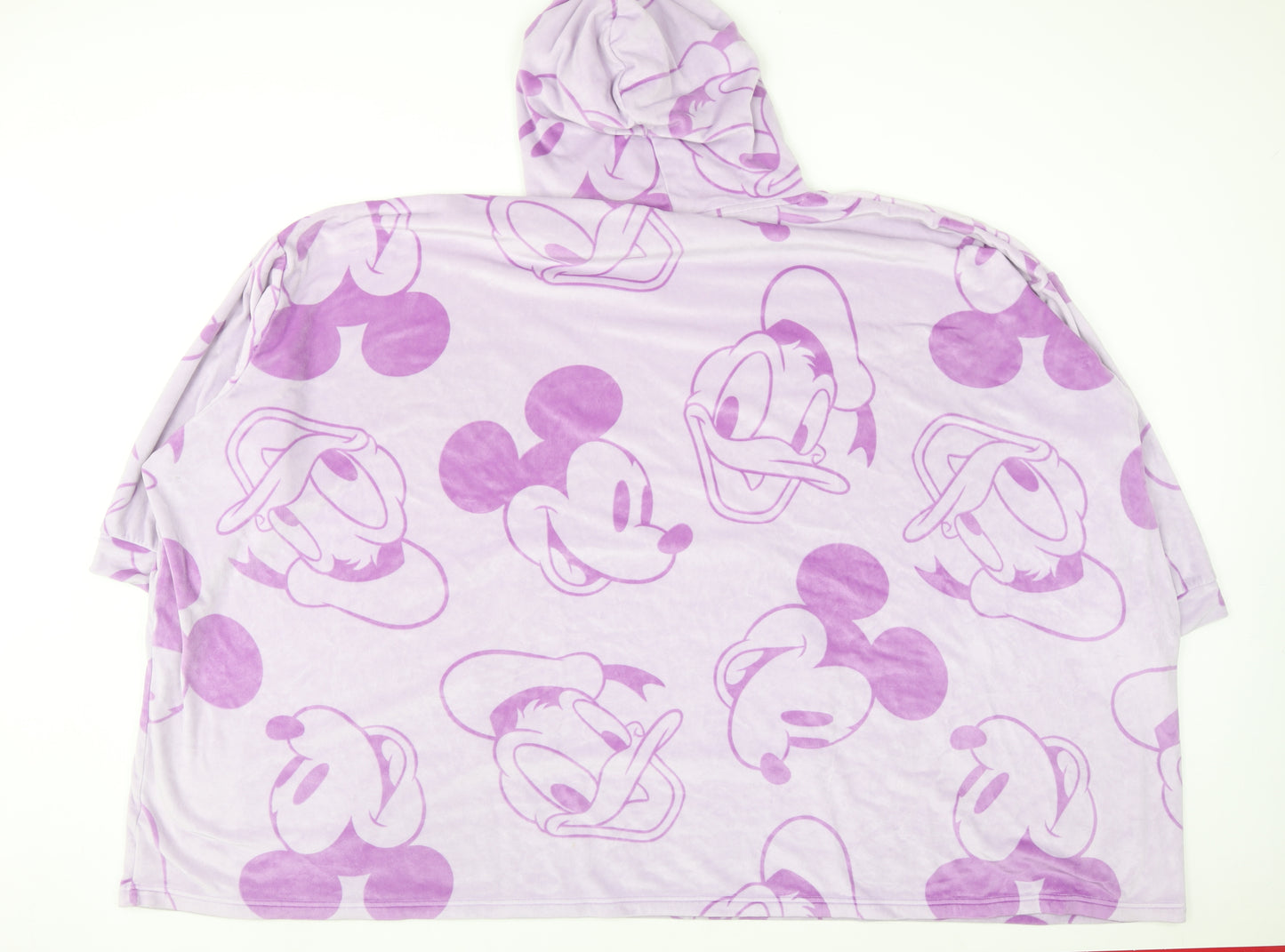 Disney Mickey & Friends Lilac Hooded Fleece Women's Nightshirt Size 20/34