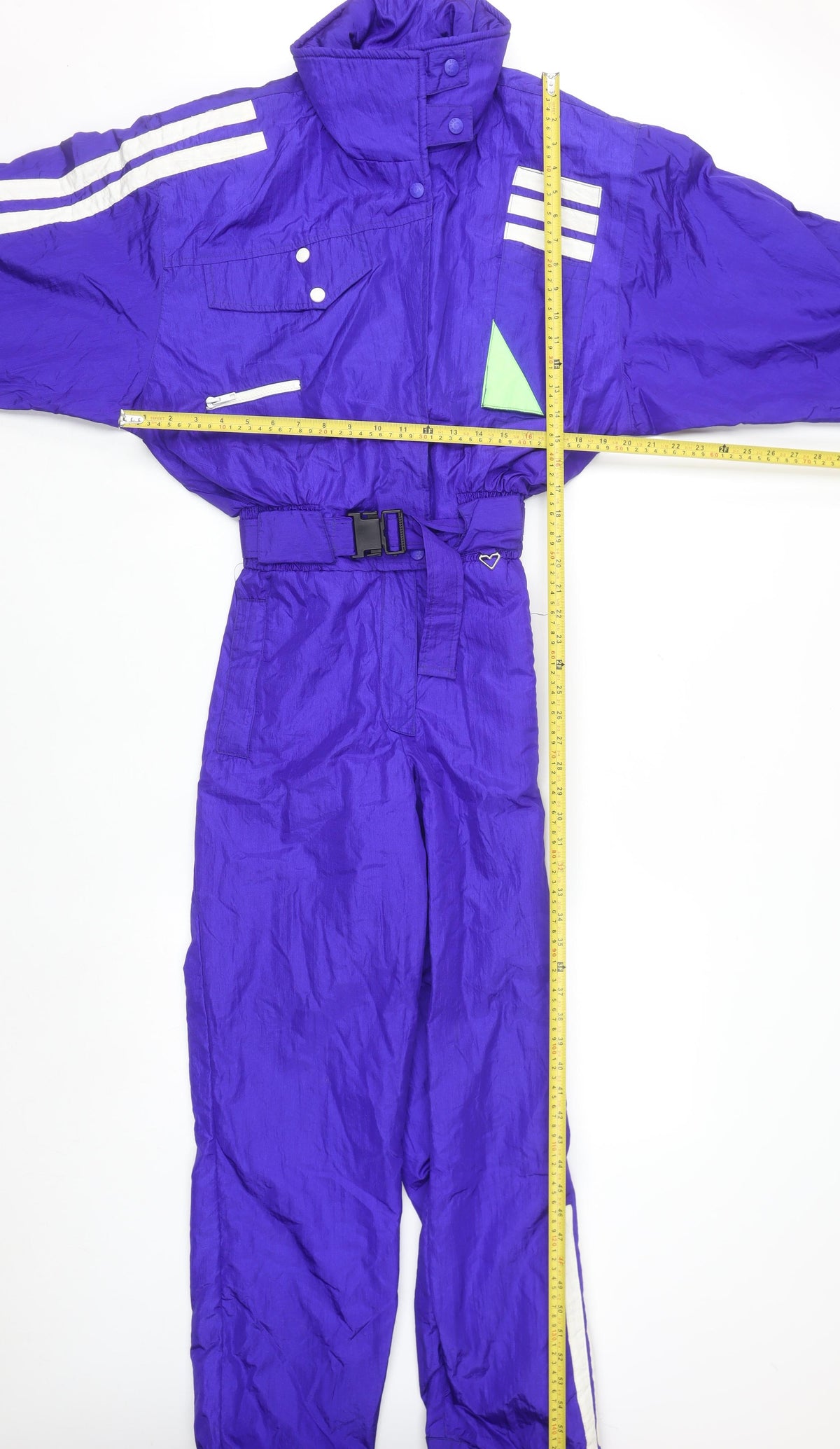 Obermeyer Women’s Purple Ski Jacket Suit Size 10 Belted Insulated