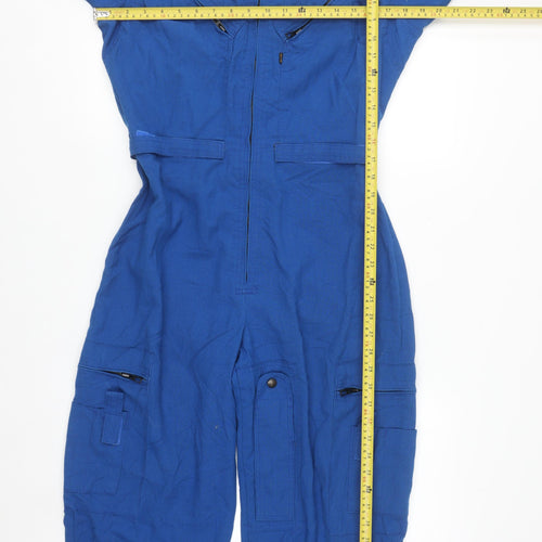 Gibson & Barnes Women's Blue Military Flight Suit Jacket Size 14